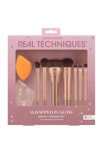 Real Techniques Wrapped In Glow Brush + Sponge Set