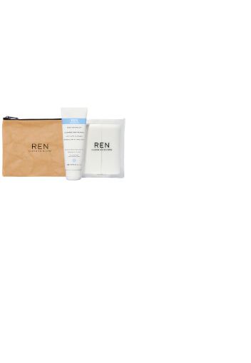 REN Cleanse and Reveal Hot Cloth Cleanser Kit