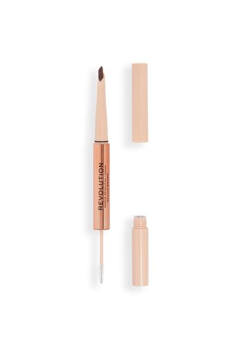 Revolution Fluffy Brow Duo (Various Shades) - Medium Brown