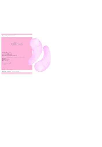 skinChemists Lifting Hyaluronic Anti-Ageing Hydrogel Eye Pads (Pack of 5)