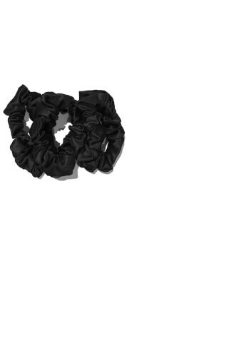 Slip Silk Large Scrunchies (Various Colours) - Black