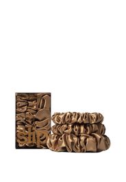 Slip Pure Silk Back to Basics Assorted Scrunchie Set 16g - Copper