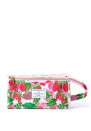 The Flat Lay Co. Open Flat Makeup Jelly Box Bag - Summer Strawberries