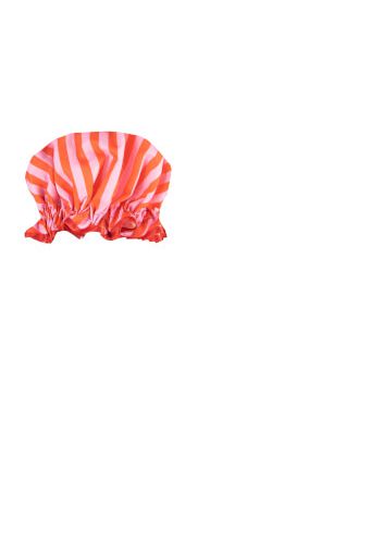 The Vintage Cosmetic Company Candy Striped Shower Cap