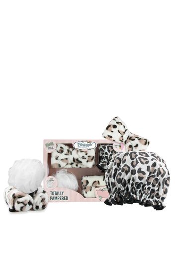 The Vintage Cosmetic Company Totally Pampered Set - Leopard Print