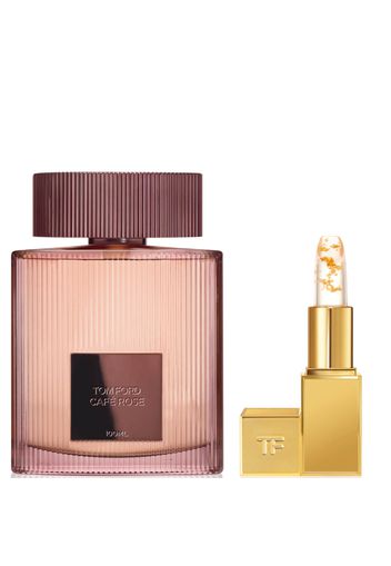 Tom Ford Café Rose Eau de Parfum 100ml and Lip Bundle