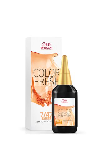 Wella Professionals Color Fresh 7/47 Medium Blonde Red Brown 75ml