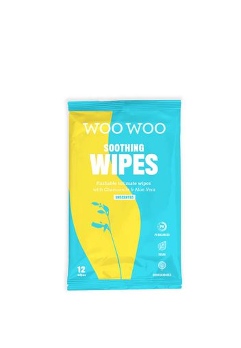 WooWoo Soothe It! Chamomile Intimate Wipes - 12 pack
