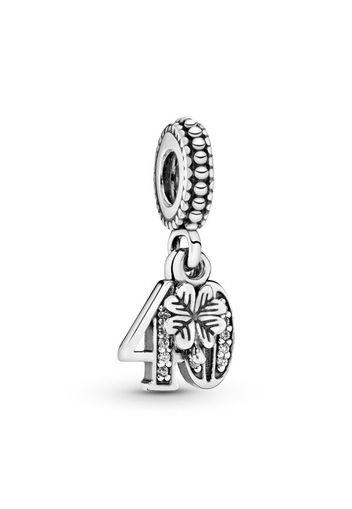 Charm Pendente 40° Compleanno - Argento Sterling 925 / Sterling Silver