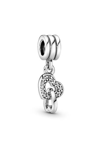 Charm Pendente Cuori Intrecciati - Argento Sterling 925 / Sterling Silver