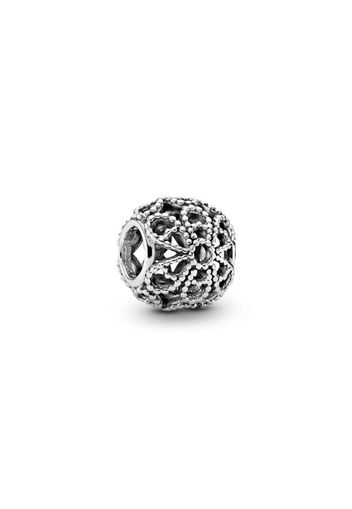 Charm Fiore Decorato Openwork - Argento Sterling 925 / Sterling Silver