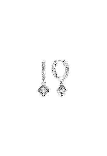 Orecchini A Cerchio Scintillanti - Argento Sterling 925 / Sterling Silver