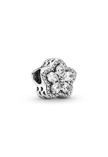 Charm Fiocco Di Neve Con Pavé Scintillante - Argento Sterling 925 / Sterling Silver