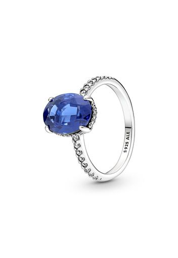 Anello Pietra Blu - Argento Sterling 925 / Sterling Silver - Size 50