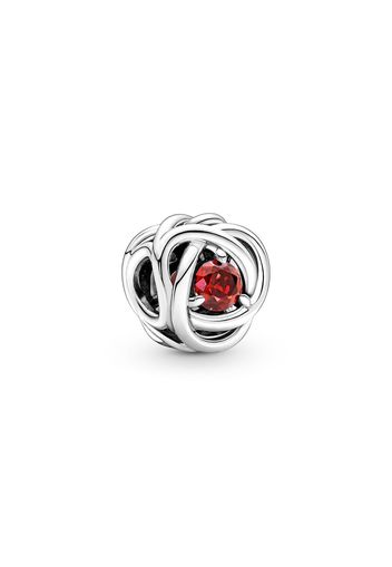 Charm Cerchio Eterno Rosso - Argento Sterling 925 / Sterling Silver