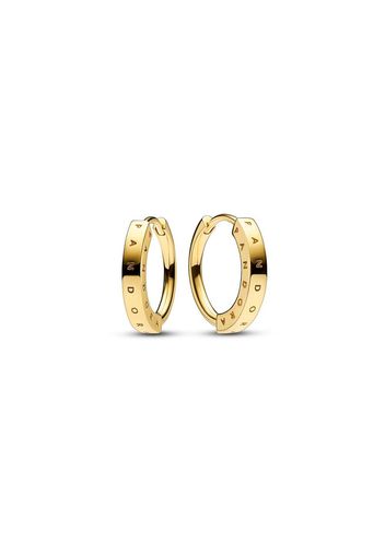 Orecchini Cerchi Signature Gold Capsule - Oro 14k / Sterling Silver