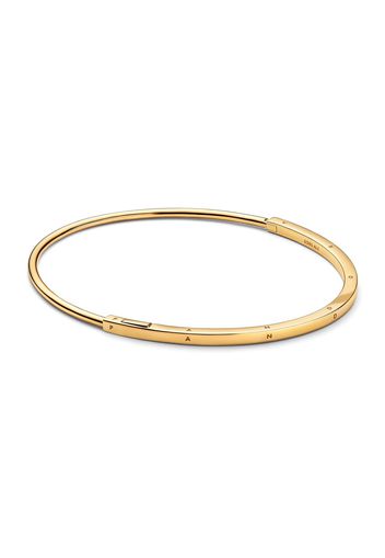 Bracciale Rigido Signature Gold Capsule - Oro 14k / Sterling Silver - Size 17.5