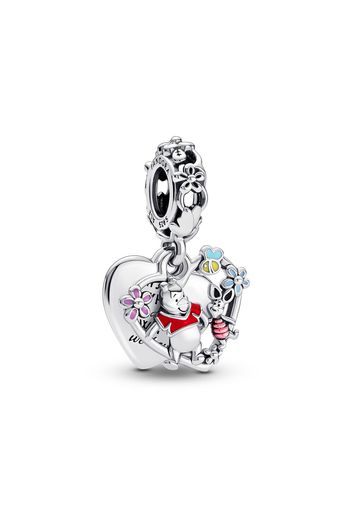 Charm Pendente Disney, Winnie The Pooh, Pendente Winnie E Pimpi - Smalto / Argento Sterling 925 / Multicolore