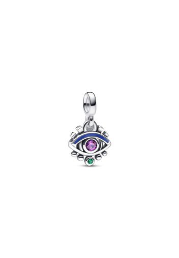 Mini Pendente The Eye  Me - Smalto / Argento Sterling 925 / Cristallo Creato Dall’uomo / Multicolore