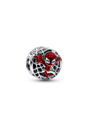 Marvel, Spider-man In Azione - Smalto / Argento Sterling 925 / Multicolore