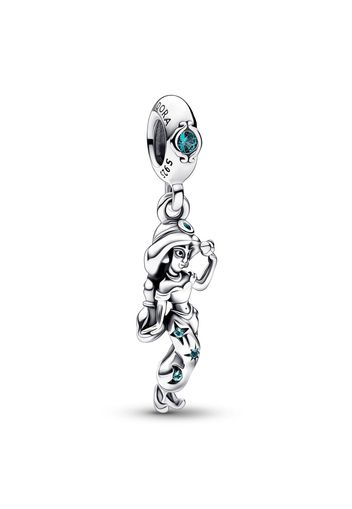 Disney, Aladdin, Pendente Principessa Jasmine - Argento Sterling 925 / Cristallo Creato Dall’uomo / Multicolore