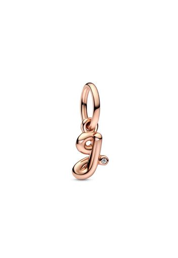 Charm Pendente Alfabeto Con Lettera G - Zirconia Cubica / Trasparente