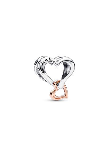 Charm Openwork Cuore Infinito "familiy Is Love" - Geen Ander Materiaal / No Color