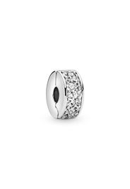 Charm Clip Pavé - Silicone / Argento Sterling 925 / Sterling Silver