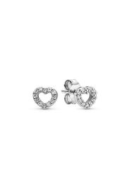 Orecchini A Lobo Cuore - Argento Sterling 925 / Sterling Silver