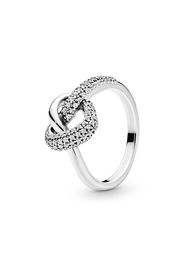 Anello Cuore Intrecciato - Argento Sterling 925 / Sterling Silver - Size 48