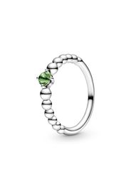 Anello Verde Primavera Decorato Con Sfere - Argento Sterling 925 / My True Colours - Size 48