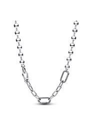 Collana Maglia Link E Sfere  Me - Argento Sterling 925 / Nessun Colore