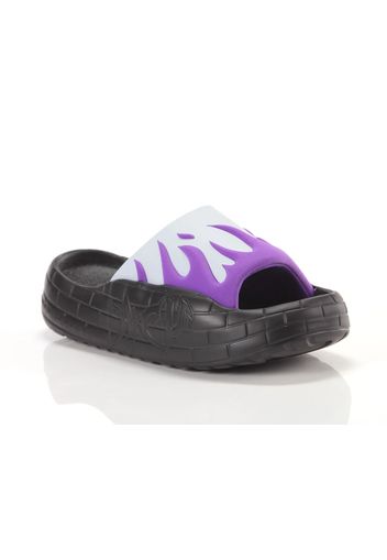 Acupuncture Nyu Slide Black Mint Violet, Taglia 41 Unisex Colore Viola|Nero|Azzurro