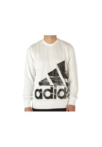 Adidas M Bl Swt, Taglia L Uomo Colore Bianco|Nero