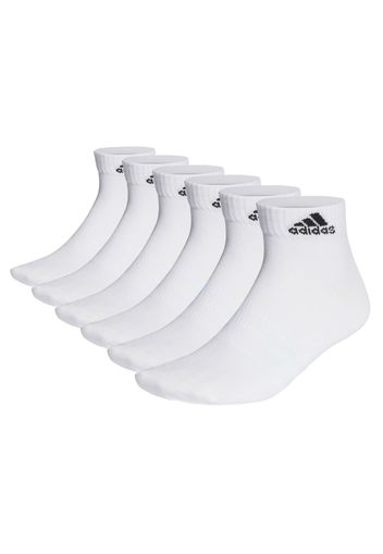 Adidas C Spw Crw 6 Pairs, Taglia M Unisex Colore Bianco