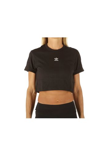 Adidas Tee Black, Taglia Xs Donna Colore Bianco|Nero