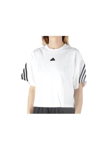 Adidas W Fi 3S Tee, Taglia L Donna Colore Bianco