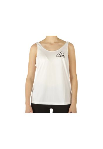 Adidas W Bluv Q1 Tank, Taglia L Donna Colore Bianco|Nero