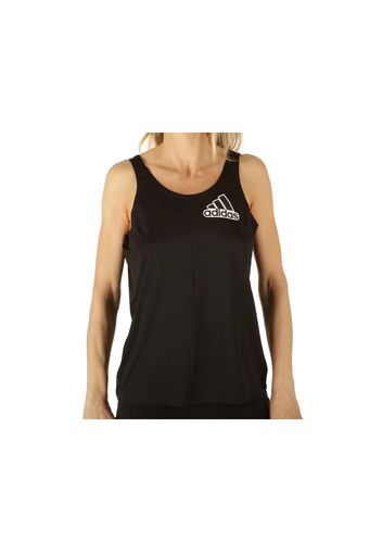 Adidas W Bluv Q1 Tank, Taglia L Donna Colore Bianco|Nero