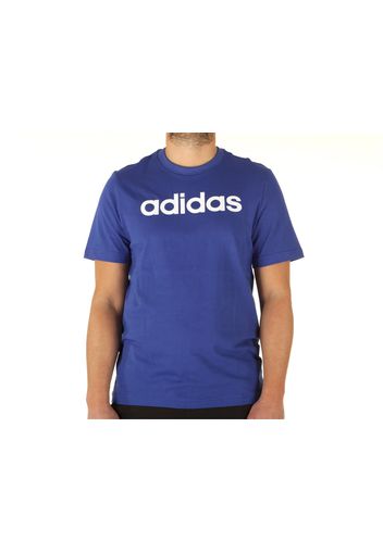 Adidas Logo Linear, Taglia M Uomo Colore Bianco|Blu