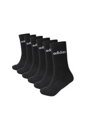 Adidas C Lin Crew 6 Pairs, Taglia L Unisex Colore Bianco|Nero