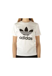 Adidas Trefoil Tee, Taglia 40 Donna Colore Bianco|Nero