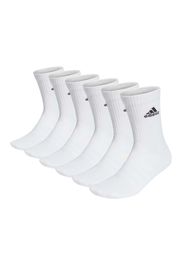 Adidas Performance 6 Pairs, Taglia L Unisex Colore Bianco