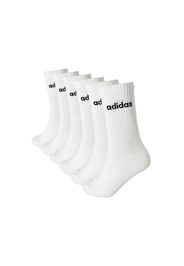 Adidas C Lin Crew 6 Pairs, Taglia M Unisex Colore Bianco|Nero