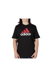 Adidas U Bl 2 Tee, Taglia L Bambino Colore Rosso|Nero