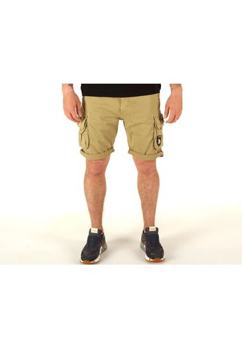 Alpha Industries Crew Short Patch Sand, Taglia 32 Uomo Colore Beige