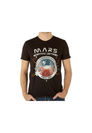 Alpha Industries Mission To Mars T Black, Taglia S Uomo Colore Argento|Nero