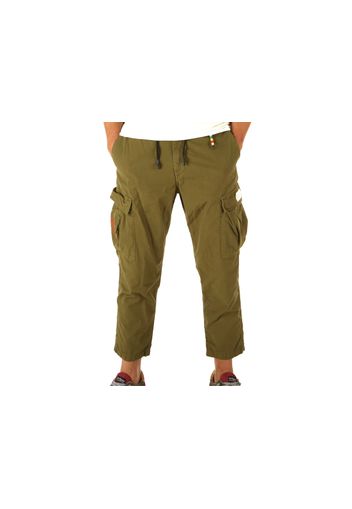 Berna Pantalone Tasconato Coulisse Verde, Taglia 46 Uomo Colore Rosso|Nero|Verde