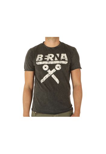 Berna T-Shirt Stond Stampa Sw Nero, Taglia L Uomo Colore Nero