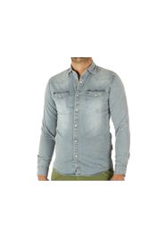 Berna Camicia Jeans, Taglia L Uomo Colore Denim Chiaro